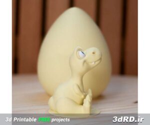 طرح سه بعدی تخم مرغ رنگی سورپرایزی
