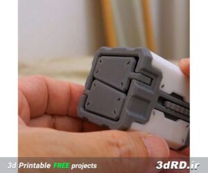 دانلود طرح سه بعدی نگهدارنده باتری