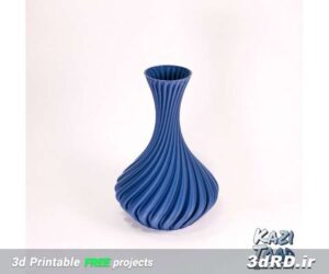 دانلود طرح سه بعدی گلدان کوزه ای رومیزی