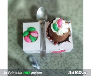 دانلود طرح سه بعدی ظرف غذا کودک