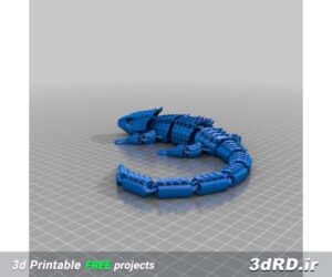 دانلود طرح سه بعدی اسباب بازی تمساح