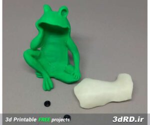 دانلود طرح سه بعدی قورباغه اسباب بازی