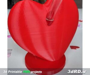 دانلود طرح سه بعدی جای شاخه گل تکی