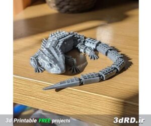 دانلود طرح سه بعدی اسباب بازی تمساح