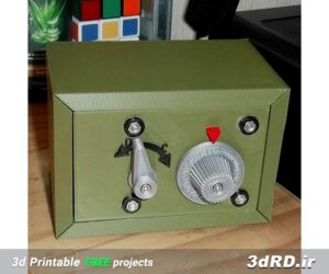 دانلود طرح سه بعدی گاوصندوق کوچک
