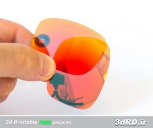 دانلود طرح سه بعدی عینک آفتابی