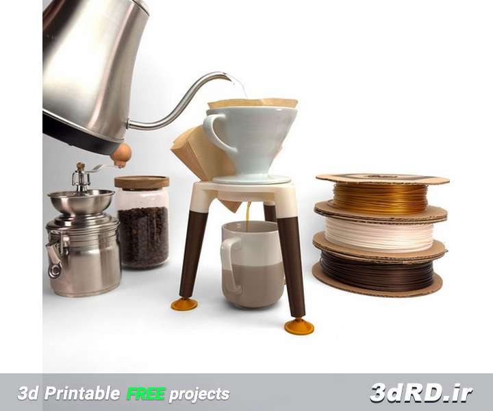 دانلود طرح سه بعدی پروتوپاستا برای ریختن قهوه