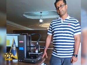 تحویل پرینتر سه بعدی خانگی پلاس در محل کارخانه