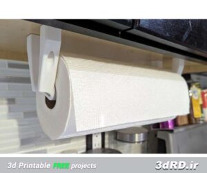 دانلود طرح سه بعدی نگهدارنده دستمال کاغذی/نگهدارنده رول دستمال کاغذی