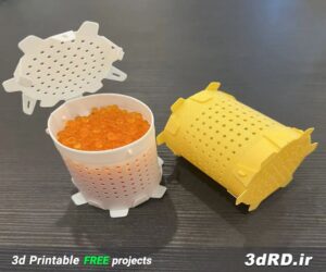 دانلود طرح سه بعدی کیسه خشک کن استوانه ای/کیسه خشک کن استوانه ای سه بعدی