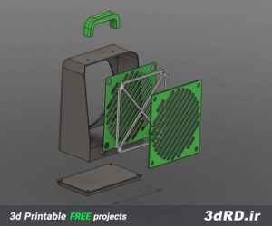 دانلود طرح سه بعدی دستگاه استخراج دود /دستگاه استخراج دود سه بعدی