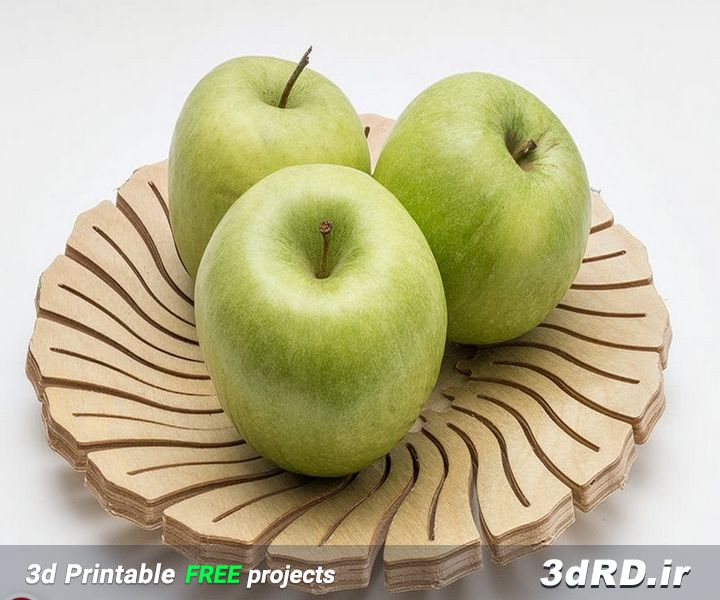 دانلود طرح سه بعدی کاسه میوه/بشقاب میوه/بشقاب سه بعدی
