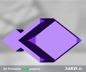 دانلود طرح سه بعدی پایه مکعب روبیکا/نگهدارنده مکعب روبیکا