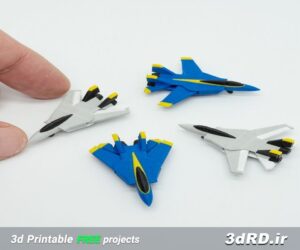 دانلود طرح سه بعدی ماکت جنگنده/ماکت جت/جنگنده جت/جنگنده F14