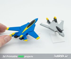 دانلود طرح سه بعدی ماکت جنگنده/ماکت جت/جنگنده جت/جنگنده F14