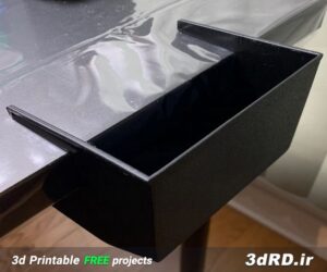 دانلود طرح سه بعدی سطل میز/باکس میز/سطل
