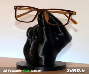 دانلود طرح سه بعدی نگهدارنده عینک/استند جا عینکی/جا عینک