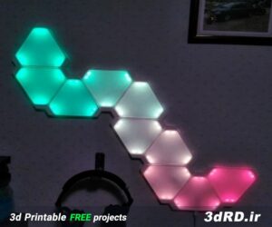 دانلود طرح سه بعدی پنل نوری/پنل دیواری/پنل روشنایی/پنل رنگی