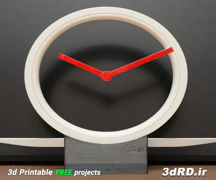 دانلود طرح سه بعدی ساعت رومیزی/ ساعت تزیینی/ ساعت مدرن/ساعت/ساعت طرح جدید/ساعت توخالی