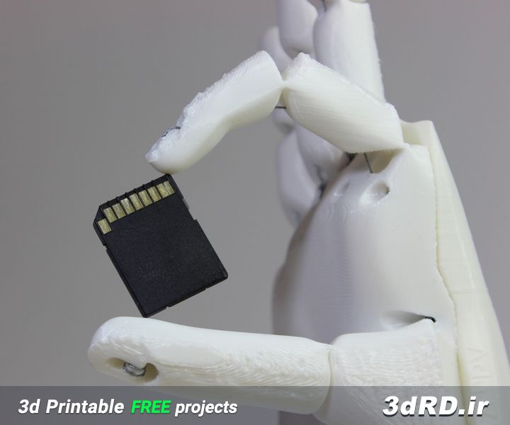 دانلود طرح سه بعدی دست رباتیک/رباتیک سه بعدی/دست مصنوعی رباتی/دست هوشمند/دست هوشمند سه بعدی/دست رباتی/دست رباتی سه بعدی