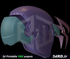دانلود طرح سه بعدی کلاه ایمنی/کلاه سه بعدی/کلاه کاسکت/کلاه کاسکت سه بعدی/کلاه ایمنی طرح اسپایدرمن