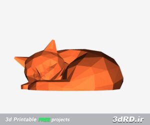 دانلود طرح سه بعدی ماکت گربه خواب آلود/مجسمه سه بعدی/مجسمه گربه خواب آلود/ماکت سه بعدی گربه/مجسمه دکوری/مجسمه تزیینی/مجسمه تزیینی سه بعدی/مجسمه دکوری سه بعدی