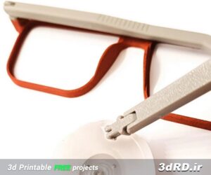 دانلود طرح سه بعدی قاب عینک/قاب عینک ارگونومیک/قاب عینک ارگونومیک سه بعدی/قاب عینک پرینت سه بعدی