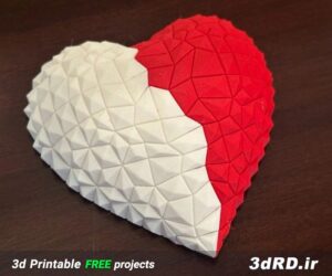 دانلود طرح سه بعدی ماکت قلب/قلب سه بعدی/ماکت قلب سه بعدی/قلب ولنتاین/قلب سه بعدی ولنتاین