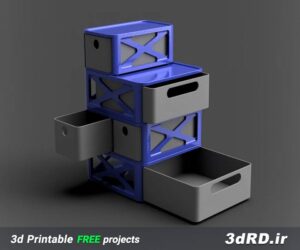 دانلود طرح سه بعدی جعبه قابل نصب دیواری/جعبه های کشویی/جعبه سه بعدی/جعبه های دیواری