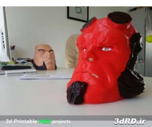 دانلود طرح سه بعدی ماسک هالووین
