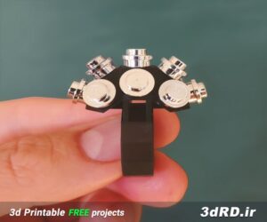 دانلود طرح سه بعدی حلقه برای قطعات LEGO/حلقه سه بعدی/انگشتر برای قطعات لگو/انگشتر سه بعدی