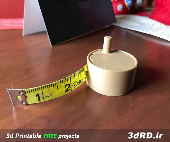 دانلود طرح سه بعدی اندازه گیری نوار پارچه ای /اندازه گیری متر سه بعدی/اندازه گیری متر