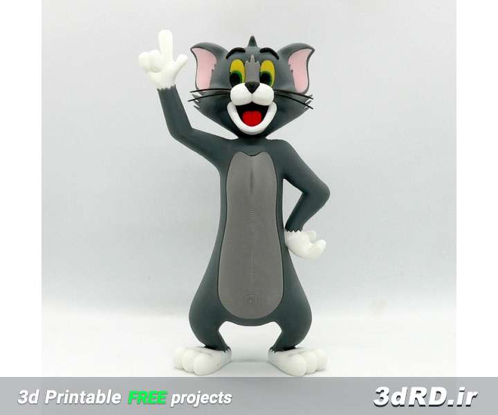 دانلود طرح سه بعدی اسباب بازی تام گربه شخصیت کارتونی