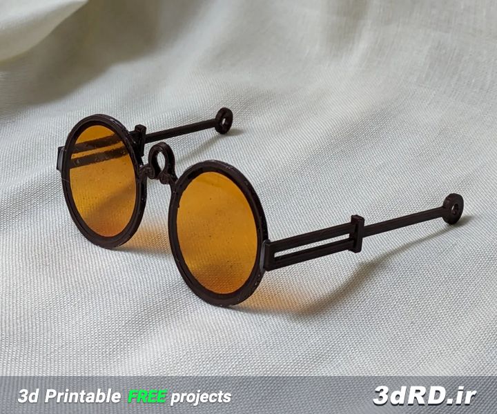 دانلود طرح سه بعدی عینک پارامتریک میزو/عینک سه بعدی/عینک/عینک پارامتریک میزو
