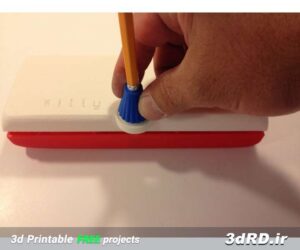 دانلود طرح سه بعدی جا مدادی کیفی