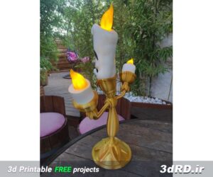 دانلود طرح سه بعدی شعمدان کارتونی دیزنی