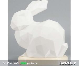 دانلود طرح سه بعدی چراغ خواب/آباژور/چراغ خواب طرح خرگوش