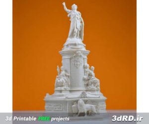 دانلود طرح سه بعدی ماکت/ماکت تاریخی پاریس/ماکت تاریخی میدان جمهوری پاریس