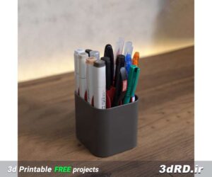 دانلود طرح سه بعدی سازمان دهنده ابزار/نظم دهنده مداد