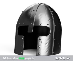 دانلوود طرح سه بعدی کلاه ایمنی قرون وسطایی