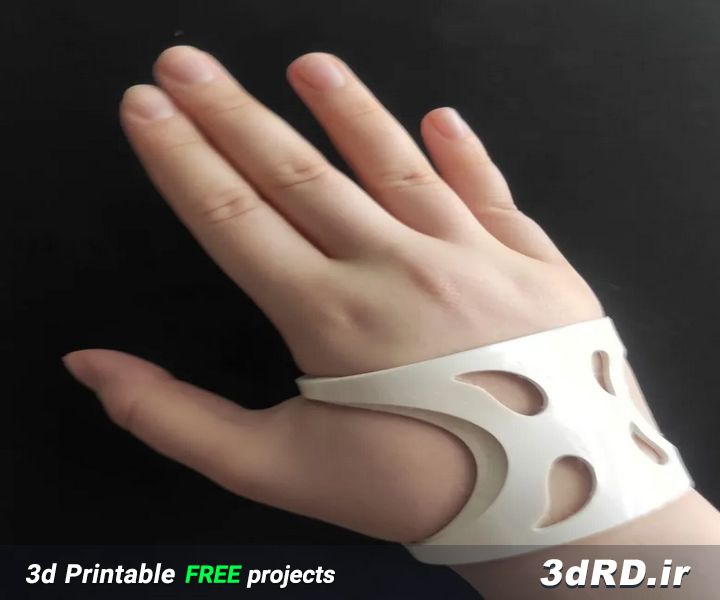 دانلود طرح سه بعدی آتل دست/آتل دست سه بعدی/محافظ دست