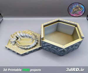دانلود طرح سه بعدی جعبه اژدهای خوابیده/جعبه اژدها خوابیده/باکس اژدها
