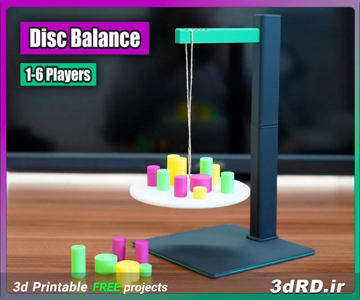 دانلود طرح سه بعدی تعادل دیسک/بازی و سرگرمی