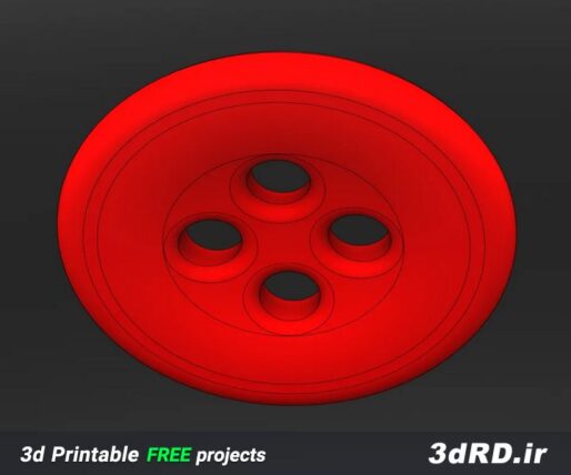 دانلود طرح سه بعدی دکمه پیراهن/دکمه پیراهن سه بعدی