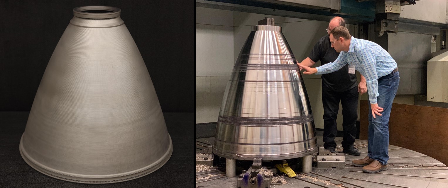 موتورهای موشکی آینده ممکن است شامل چاپ سه بعدی در مقیاس بزرگ باشند. NASA DED 3D PRINT