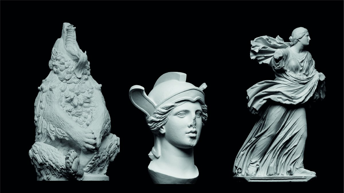 با استفاده از پرینتر سه بعدی در مجسمه سازی، هزینه های تولید مجسمه به شکل چشمگیری کاهش می‌یابد. openculture.com